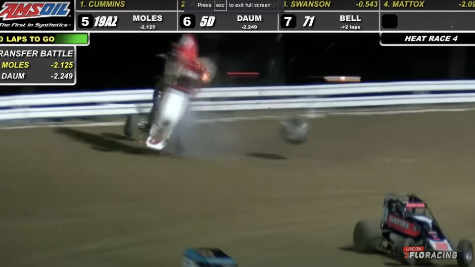 sprint car crash