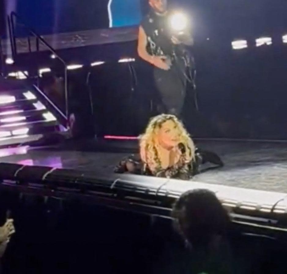 Madonna, 65, Suffers A Fall From A Chair During Her Concert In Seattle [VIDEO]