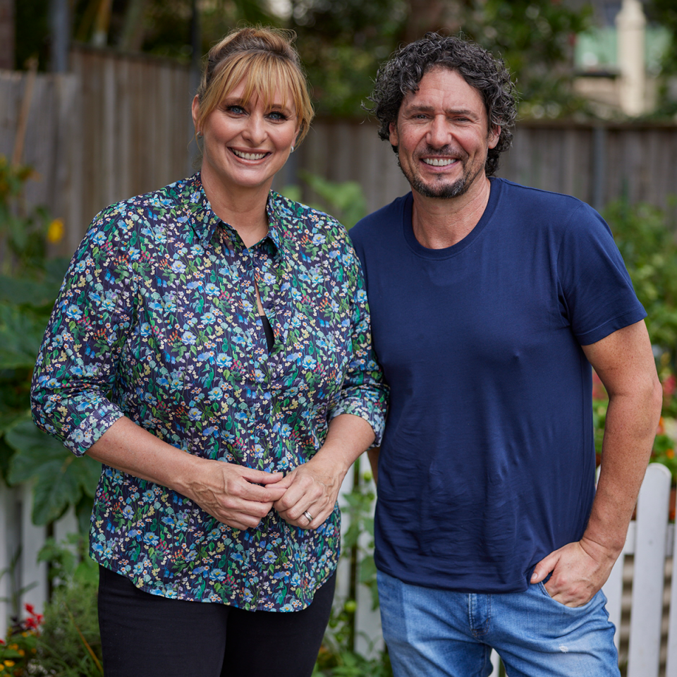 Better Homes and Gardens' Johanna Griggs and Colin Fassnidge.