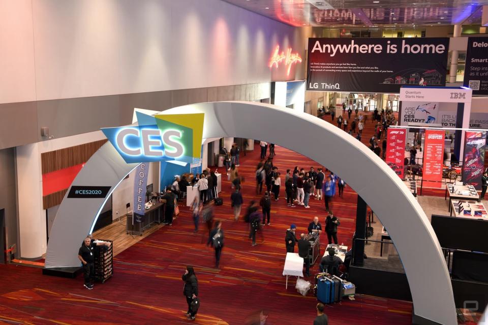 CES show floor