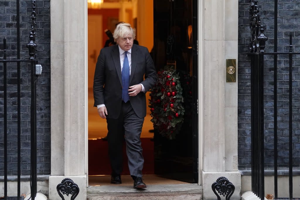 Boris Johnson has admitted he attended the BYOB gathering on 20 May 2020 – although he insists he understood it to be a ‘work event’ (Stefan Rousseau/PA) (PA Wire)