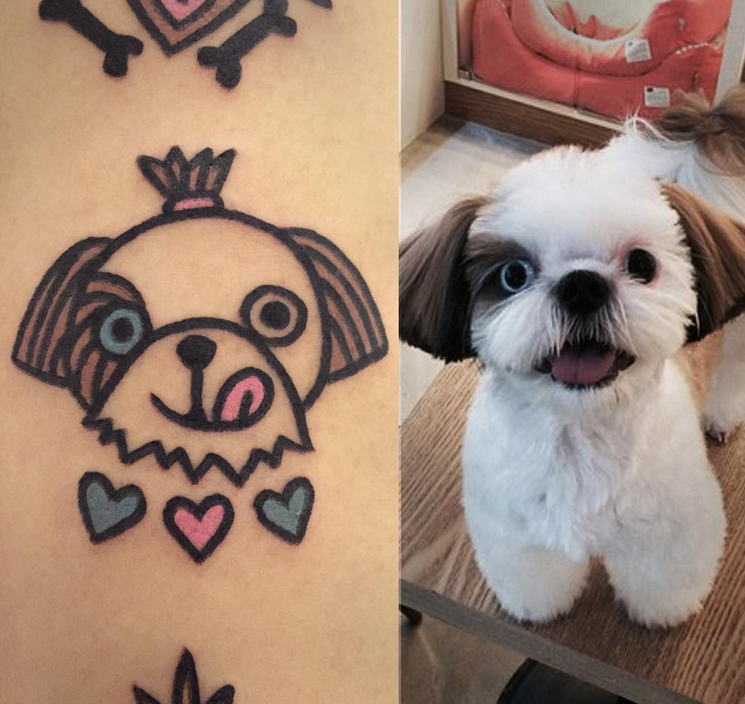 This South Korean tattoo artist will turn your adorable pets into equally adorable tattoos