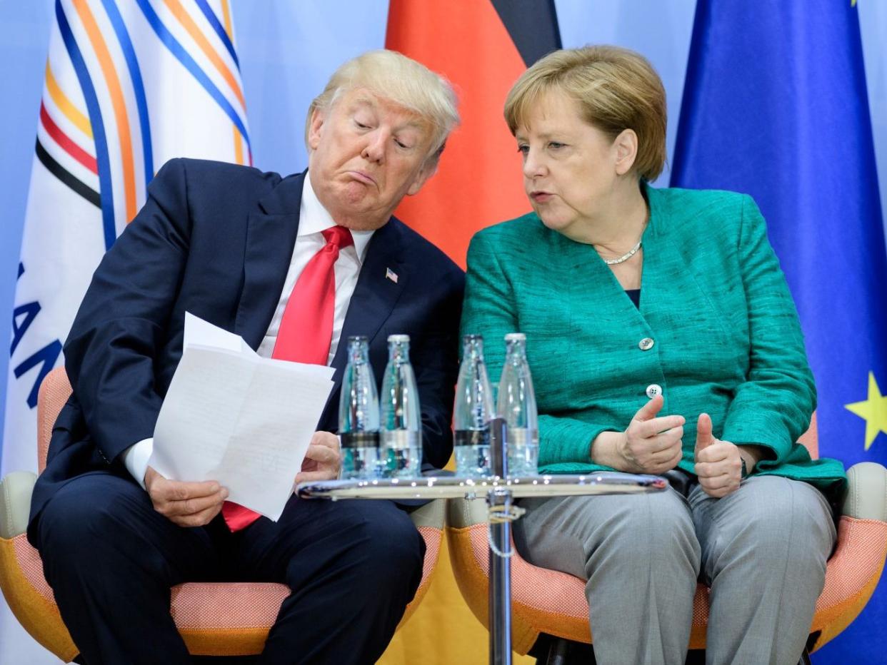 Merkel Trump