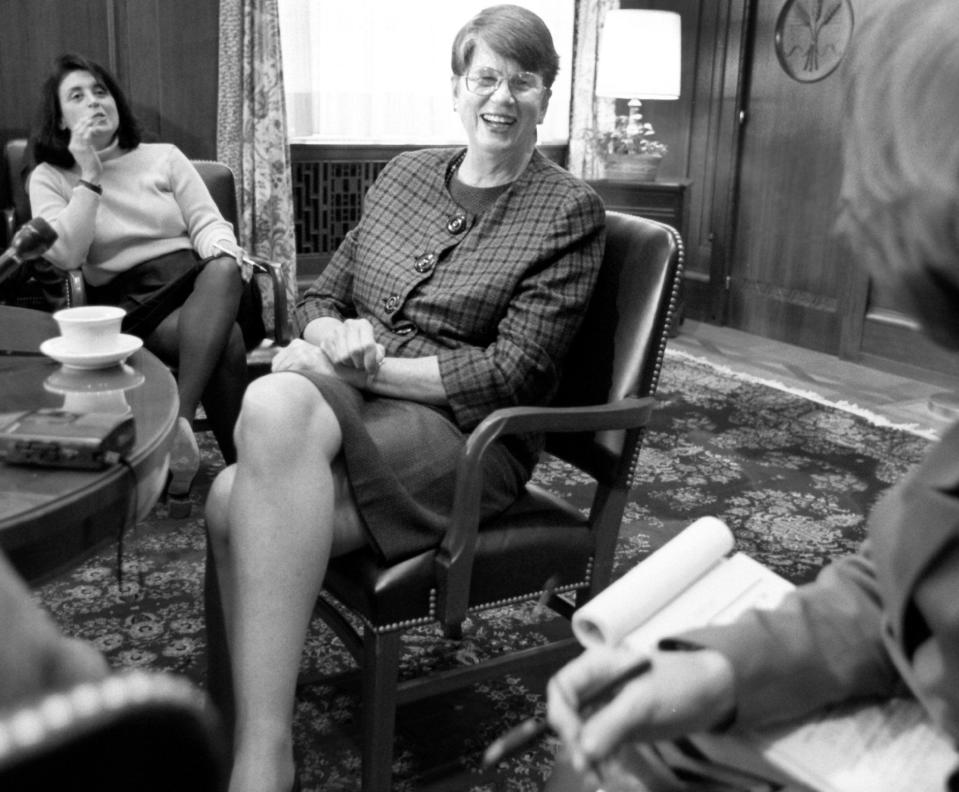 <p>Janet Reno, the first woman to serve as U.S. Attorney General, died on Nov. 7, 2016 at 78 from Parkinson’s disease. Photo from Getty Images </p>