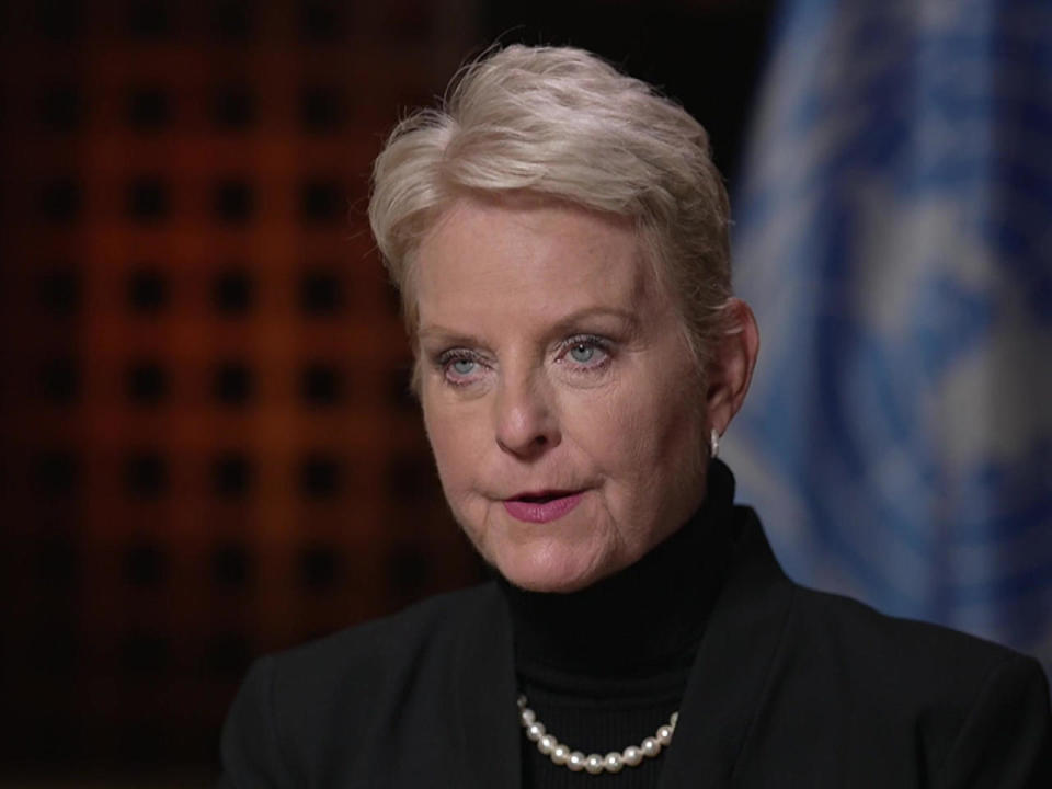 WFP executive director Cindy McCain. / Credit: CBS News