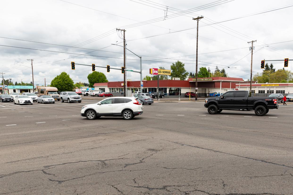 The intersection of Lancaster Dr NE and Market St NE had the fourth highest number of crashes in the Salem area from 2018-2022, according to the Oregon Department of Transportation.