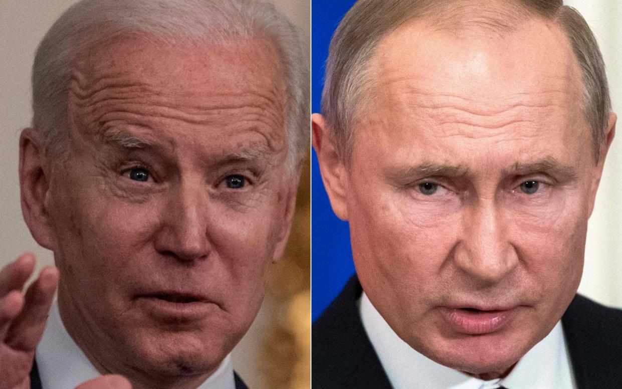 Joe Biden and Vladimir Putin - Eric Baradat/AFP