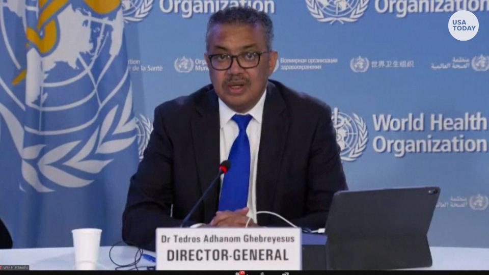 World Health Organization Director-General Tedros Adhanom Ghebreyesus declares monkeypox a global health emergency in July 2022.