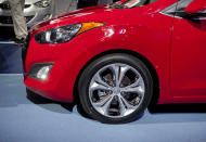 In addition to the popular sedan, Hyundai is adding coupe and hatchback variants of the Hyundai Elantra for 2013. The 2013 Elantra GT is the lightest C-segment five-door hatchback stateside, tipping the scales at 2,784 lbs—175 pounds lighter than the Ford Focus and 222 lbs pounds lighter than the Volkswagen Golf. The weight savings come at no expense of practicality, either; it touts the best passenger and cargo volume in its class.