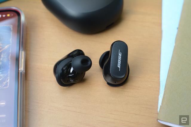 Bose QuietComfort Earbuds II, Noise Cancelling True Wireless Bluetooth  Headphones, Black 