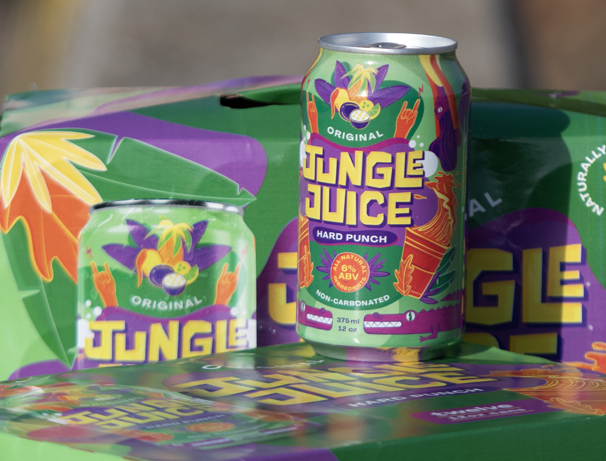 Two Kent State University alumni have created Jungle Juice, a non-carbonated hard punch with 6% ABV.