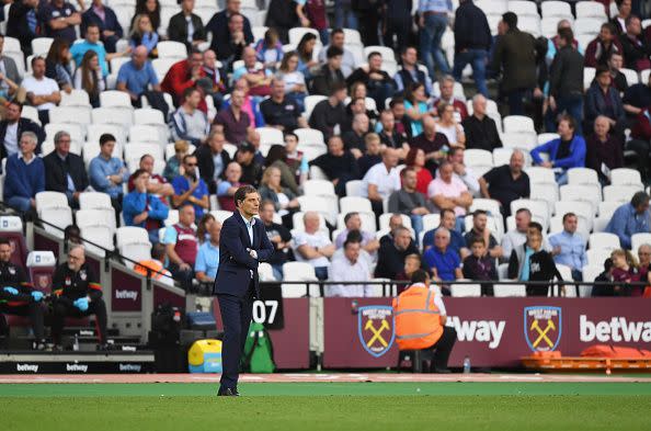 Hammers fans have been less the happy with their new digs. PHOTO: Getty