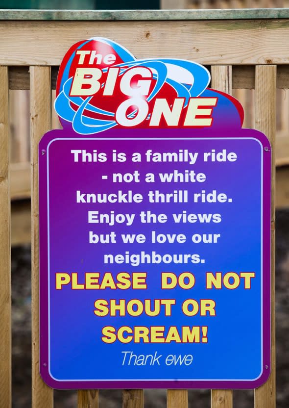 Theme park 'bans screaming' on new rollercoaster