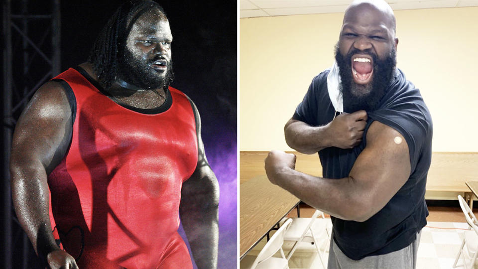 Mark Henry, pictured here after losing 38kg.