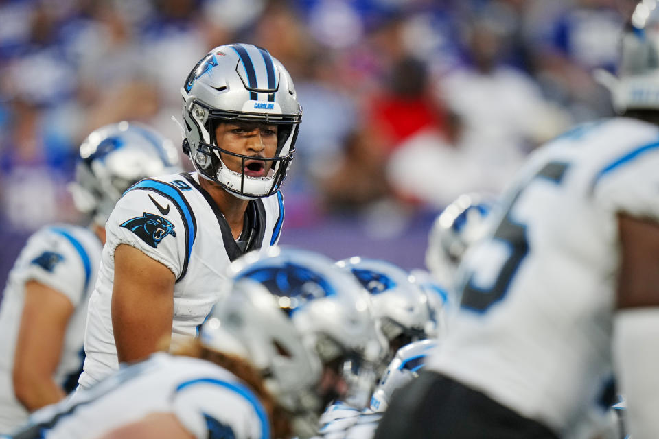 Carolina Panthers quarterback Bryce Young is expected to play Friday. (AP Photo/Rusty Jones)