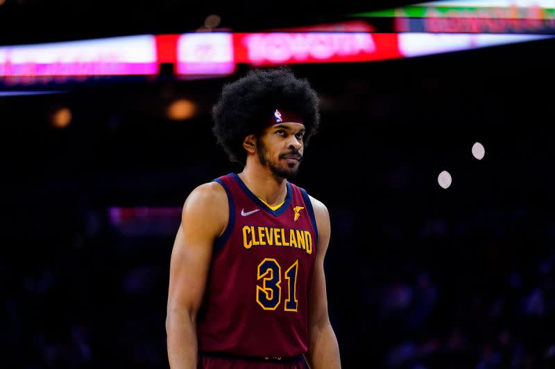 ▲騎士中鋒Jarrett Allen。（圖／美聯社／達志影像）