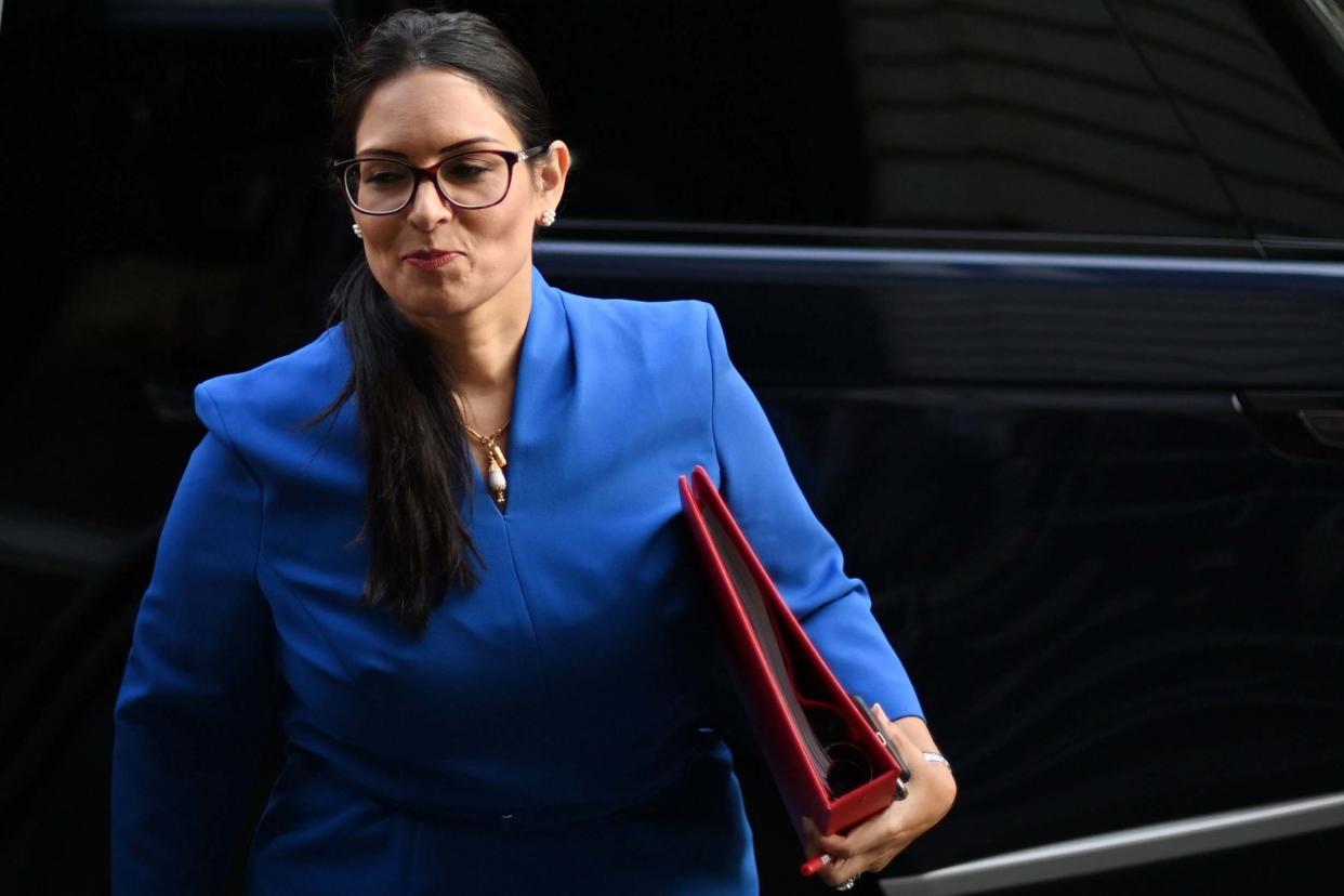 Home Secretary Priti Patel: AFP via Getty Images