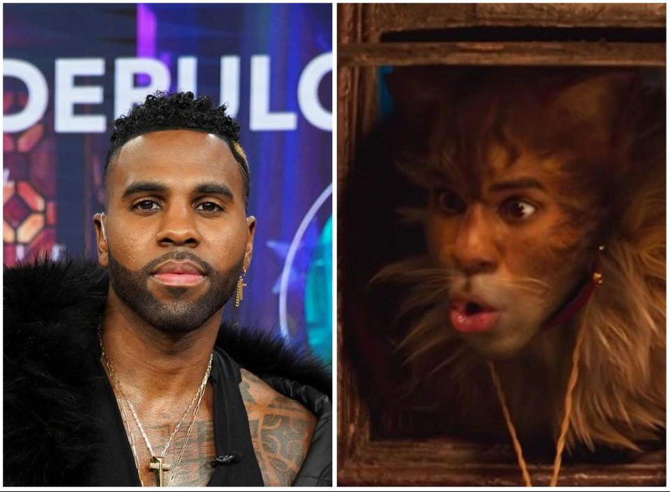 Jason Derulo had very, very high hopes for "Cats," in which he made his on-screen debut as Rum Tum Tugger. (Photo: Getty Images)