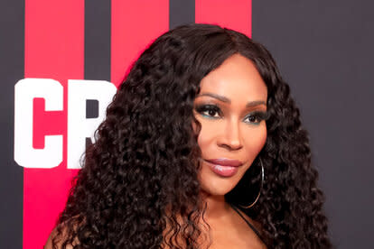 Cynthia Bailey at a red carpet event.