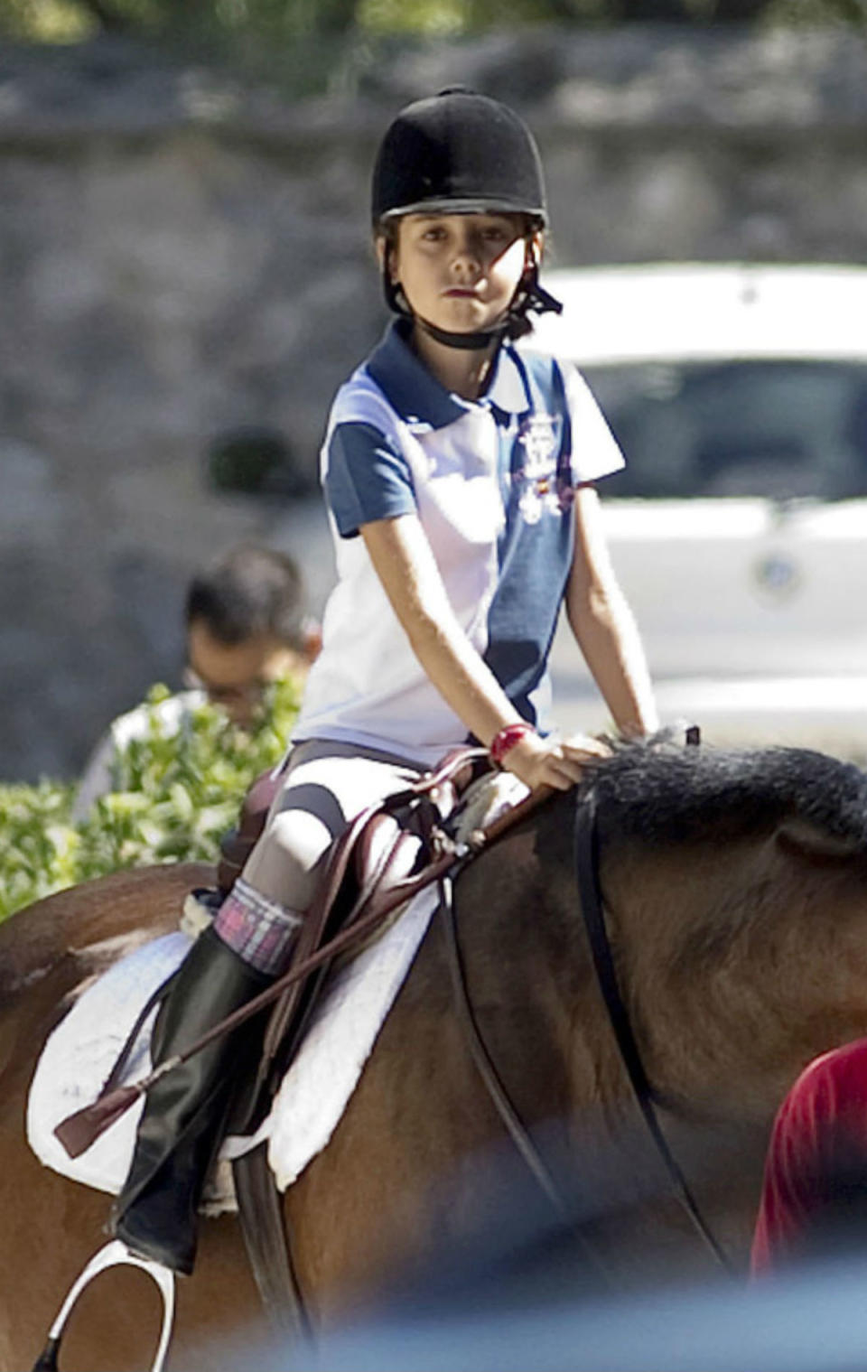 <p>Desde pequeña, compatibilizó sus estudios en el colegio de San Patricio de Madrid con los torneos de hípica. En 2012, se marchó al internado Mayfield St. Leonard, cerca de Londres, donde pasó tres años. (Foto: Gtres). </p>