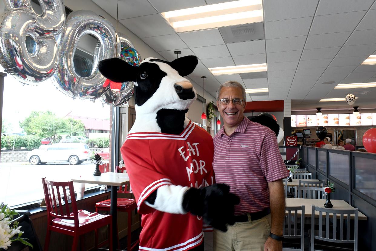 Jackson Township resident John Carucci has been eating at Chick-fil-A every day besides Sundays for 800 days.