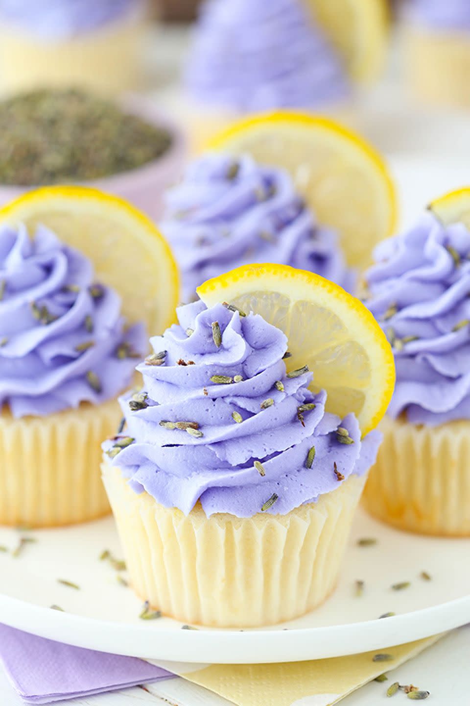 lemon lavender cupcakes 