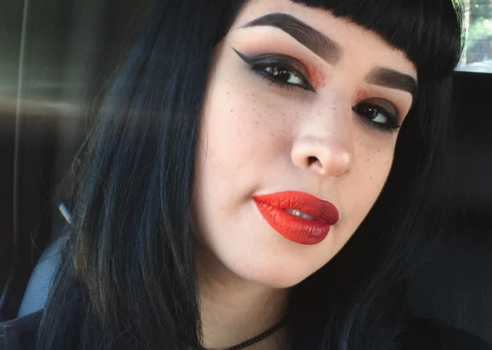 This make-up artist sent an amazing message to her depression using makeup and we’re here for it