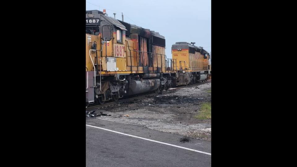 A man was killed early Saturday, July 27, 2024, when the pickup truck he was driving collided with a moving train in Sauget.