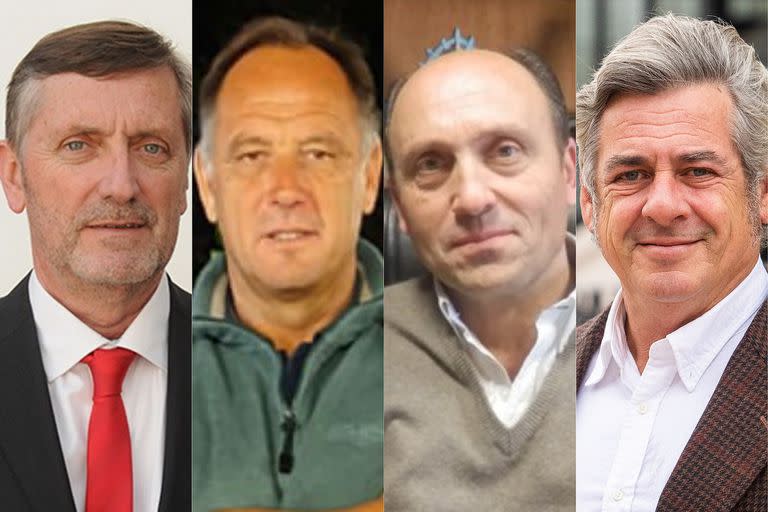 Elbio Laucirica (Coninagro), Gabriel de Raedemaeker (CRA), Horacio Salaverri (Carbap) y Nicolás Pino (SRA)