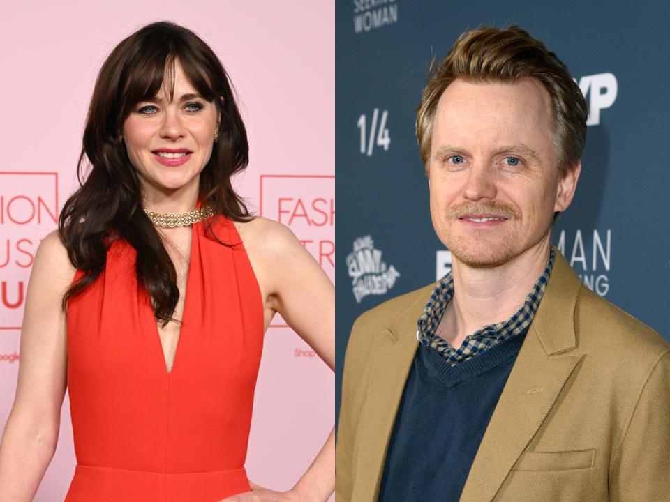 Zooey Deschanel and David Hornsby