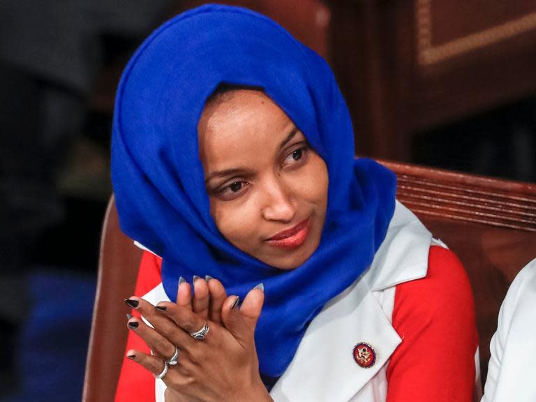 Ilhan Omar: US congresswoman issues apology for ‘antisemitic’ tweet about pro-Israel group