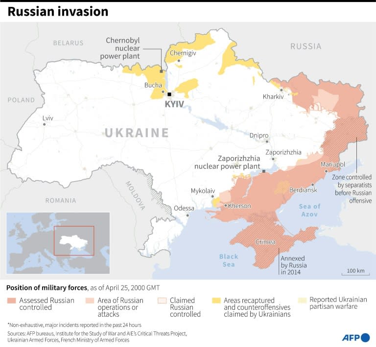 Russian invasion (AFP/STAFF)