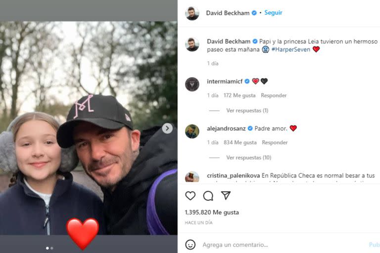 La publicación de David generó gran controversias. Foto Instagram @davidbeckham