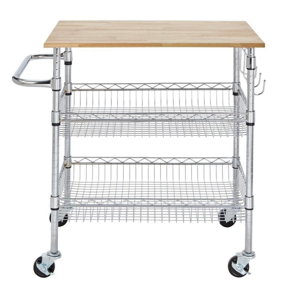 Gatefield Chrome Kitchen Cart