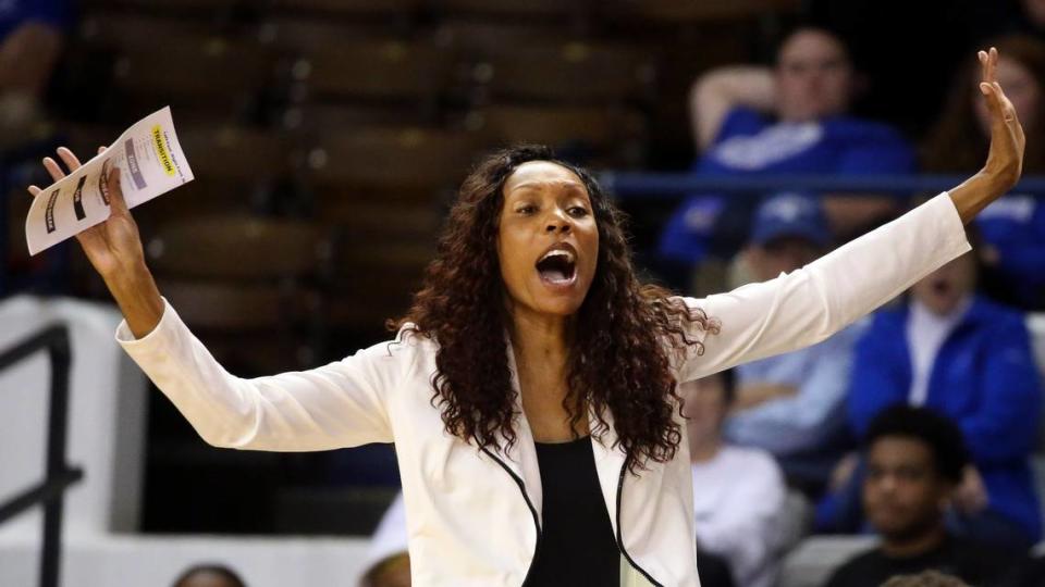 Kyra Elzy was relieved of her duties after four seasons as head coach in Kentucky.