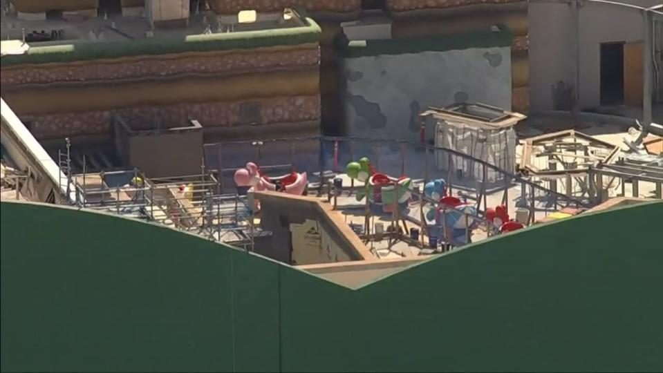 Skywitness 9 flew over the construction site earlier this week and saw some major updates.