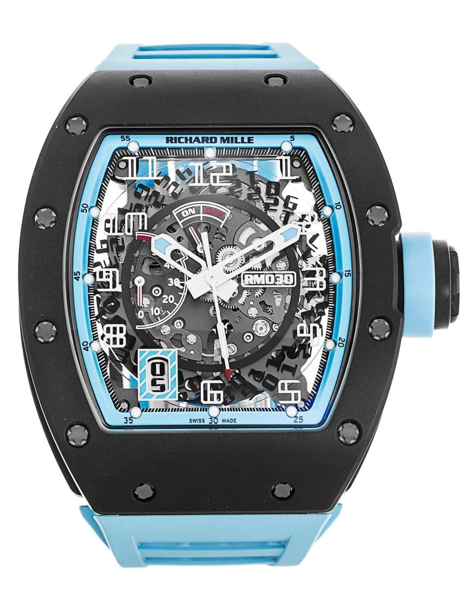 An example of the Richard Mille’s RM-030 “Argentina” ripped off a man's arm outside Harrods.