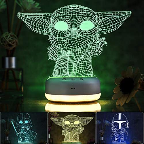 2) 3D Night Light for Kids