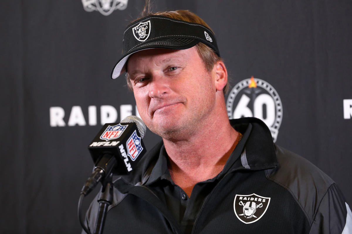 Jon Gruden thirsts to destroy NFL for leaking emails to New York Times