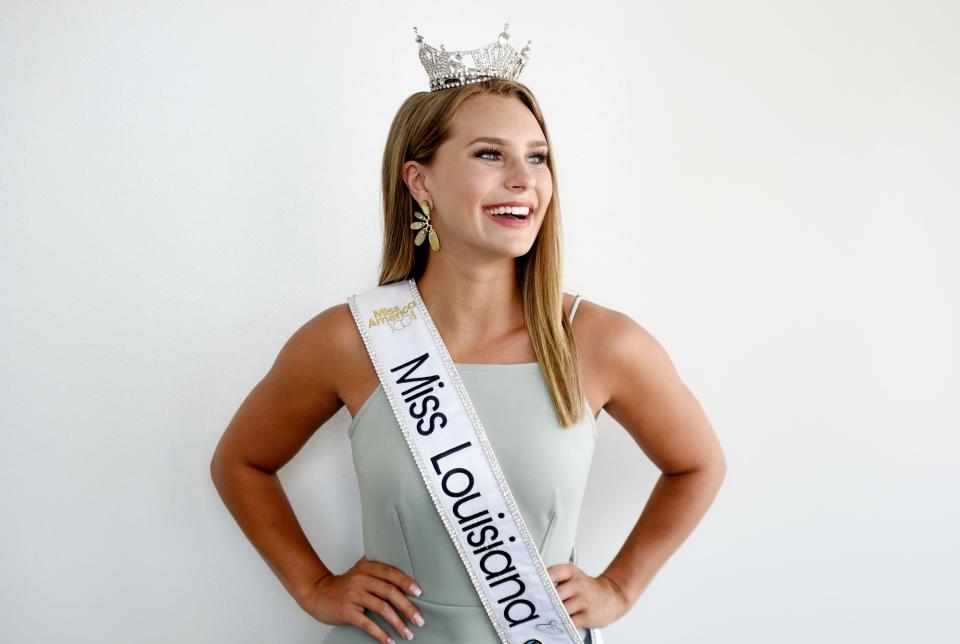 The 2021's Miss Louisiana, Julia Claire Williams, photographed in Shreveport on May 25, 2022.