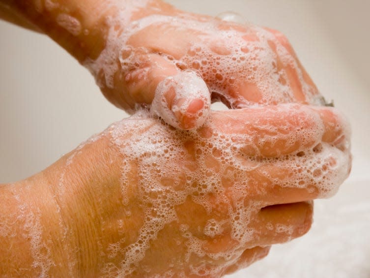 hand washing