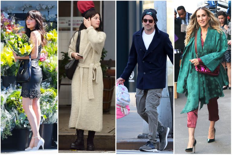 Dakota Johnson, Camila Morrone, Bradley Cooper y Sarah Jessica Parker captaron la atención de los paparazzi