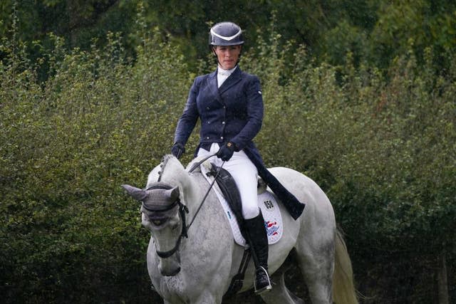 Zara Tindall on Classicals Euro Star (Jacob King/PA)