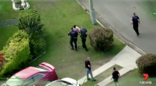 The escaped prisoner was arrested by police. Source: 7News