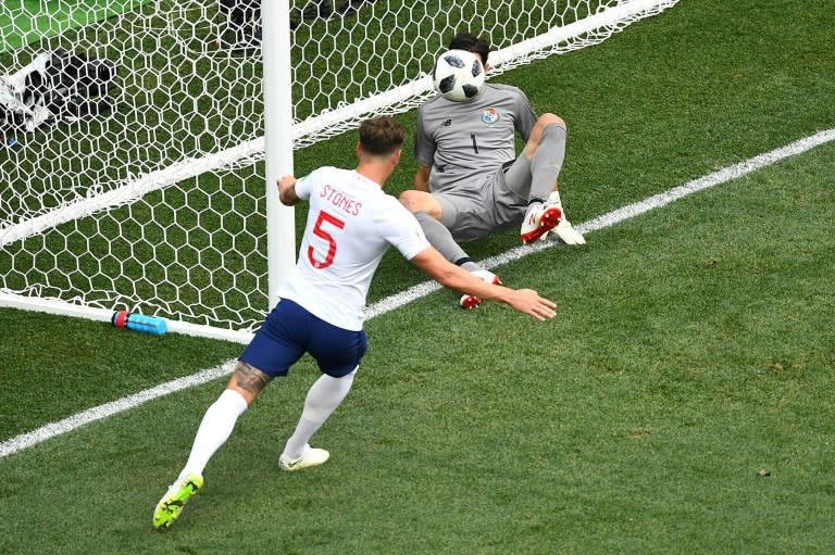 Using their heads: England have scored four goals from set-pieces in two World Cup games