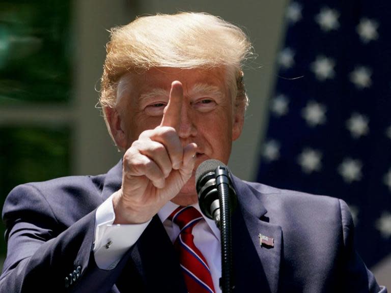 Donald Trump has promised to begin deporting “millions” of people living in the US illegally, on the eve of the formal announcement of his 2020 presidential re-election campaign, Writing on Twitter late on Monday night, the president, who is seeking to portray himself as a strong and confident candidate to an unconvinced electorate said those entering the US would be “removed as fast as they come in” and said US Immigration and Customs Enforcement (ICE) would begin removals next week.He also praised Mexican efforts to prevent illegal border crossings.“Next week ICE will begin the process of removing the millions of illegal aliens who have illicitly found their way into the United States,” the president wrote. “They will be removed as fast as they come in. Mexico, using their strong immigration laws, is doing a very good job of stopping people long before they get to our Southern Border. Guatemala is getting ready to sign a Safe-Third Agreement. "The only ones who won’t do anything are the Democrats in Congress. They must vote to get rid of the loopholes, and fix asylum! If so, Border Crisis will end quickly!”Mr Trump campaigned heavily on immigration during his 2016 presidential bid, and is expected to use similar tactics to fire up support among his base ahead of next year’s election.> Next week ICE will begin the process of removing the millions of illegal aliens who have illicitly found their way into the United States. They will be removed as fast as they come in. Mexico, using their strong immigration laws, is doing a very good job of stopping people.......> > — Donald J. Trump (@realDonaldTrump) > > 18 June 2019But despite his campaign talk of building a wall which he said Mexico would pay for and of stopping “bad hombres” coming into the US, immigration from countries south of the US border has risen during his presidency.Mr Trump recently threatened to hit Mexico with tariffs on goods if the country didn’t improve border enforcement.The move prompted Mexican authorities to dispatch their national guard and step-up coordination and enforcement efforts.A Mexican official, who briefed reporters in Washington on Monday, appeared to claim the efforts had resulted in an overnight success. He said US Border Patrol arrested 2,600 people per day after the agreement was struck on 7 June, according to Politico. This would represent a fall of almost a half from the average of 4,300 border arrests every day in May.Mr Trump is due to announce his 2020 presidential re-election bid on Tuesday.