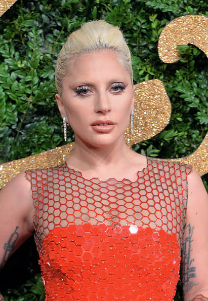 But then Lady Gaga went and completely owned the bleached brow look at The British Fashion Awards 2015.