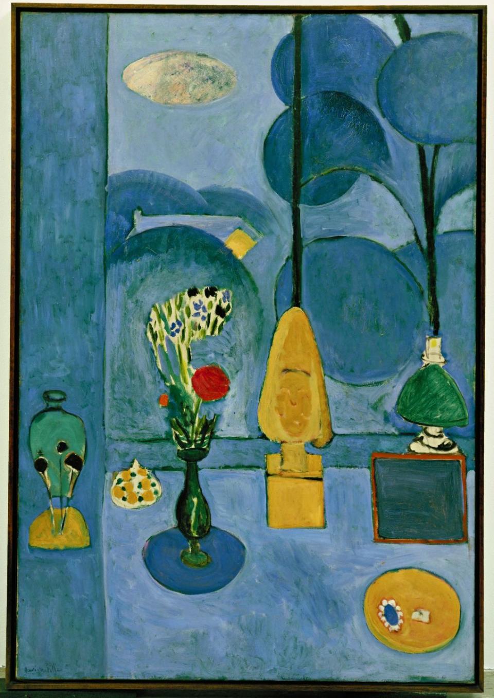 henri matisse, the blue window, 1913