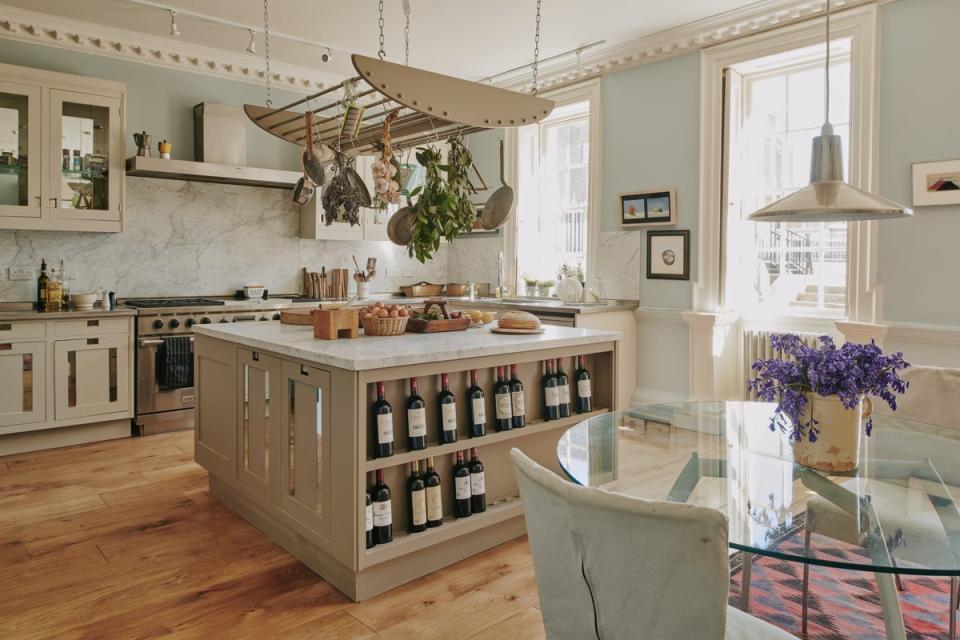 The kitchen inside the Grade II* listed house in Rotherhithe. Guide price of £4.7 million (Savills) (Savills)