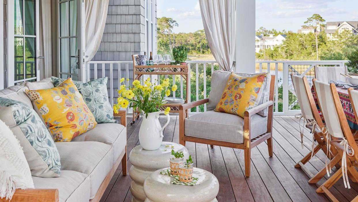 porch of florida beach house